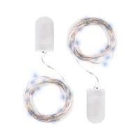 Гирлянда DC-G05-20WS2 20LED 2xCR2032 (в компл.) бел. (уп.2шт) ФАZА 5048010