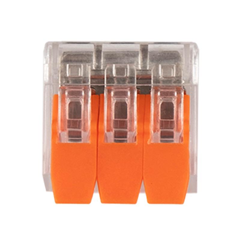 Клемма монтажная рычажного соединения PTC-3P 221-413 450В 32А 0.14-4.0кв.мм Jazzway 5050914