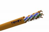 Кабель витая пара U/UTP 4х2х24AWG(0.48мм) кат.5E LSZH Fluke tested (м) TOKOV Eletrcic TKE-C10-U/UTP-42-5E-305-LSZH