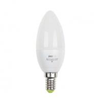 Лампа светодиодная PLED-ECO-C37 5Вт свеча 4000К бел. E27 400лм 230В JazzWay 2855329A