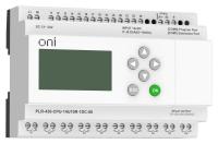 Модуль ЦПУ ПЛК 430 8 DI 6 UI (0-10В/DI) 10 RO 24В DC с экраном ONI PLR-430-CPU-14U10R-1DC-00