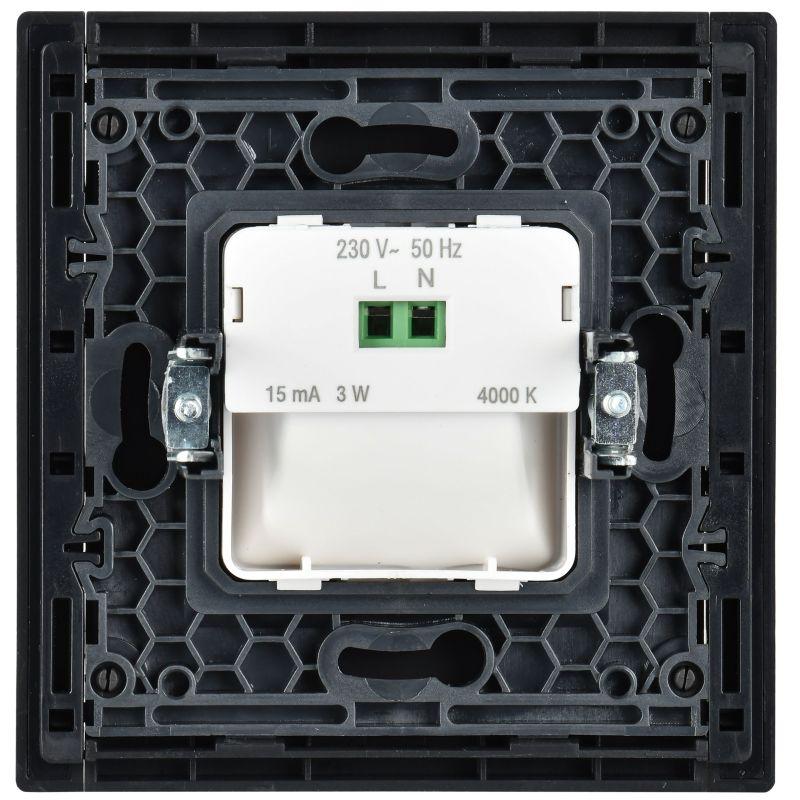 Подсветка светодиодная FORTE&PIANO встраив. FP157 черн. IEK FP-FL20-K02