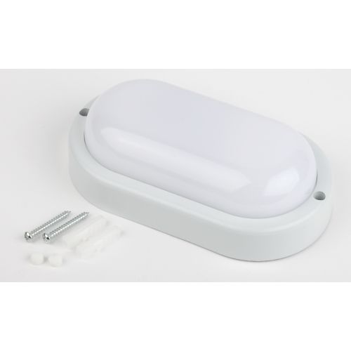Светильник светодиодный SPB-202-0-65K-008 IP65 8Вт 760лм 6500К D160 овал ЖКХ LED ЭРА Б0047618