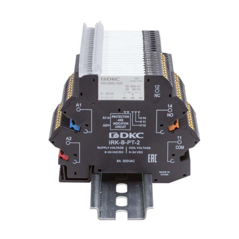 Перемычка 20-ти полюсная шинная для колодки с винт. клеммами IRK 36А 250В оранж. DKC IRK-AB-04