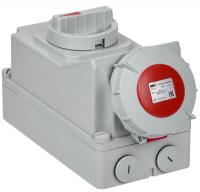 Розетка с мех. блокировкой 32А-6ч 380В 3P+PE ССИ-824 IP67 IEK PSR12-032-4-5-67