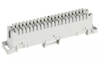 Плинт размыкаемый 6089 1 102-06 LSA PLUS на 10 пар маркировка 0-9 без цветов. обозначения KRONE 14603