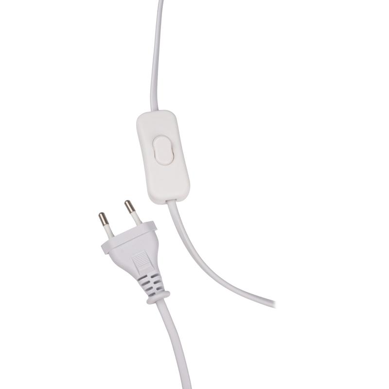 Светильник настольный JH2-02-pk E14 IP20 130х130х255мм керамика; ткань; PVC-пластик роз. JazzWay 5062337