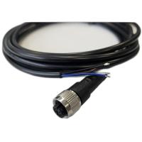 Кабель M12 4A гнездовой 3000мм прямой ПВХ свободный конец СЦМ120023-04A-1-03000 черн. СТЭЗ 185210324