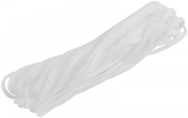 Шнур вязаный полипропиленовый без сердечника 6ммх20м р/н=67кгс КУРС68346