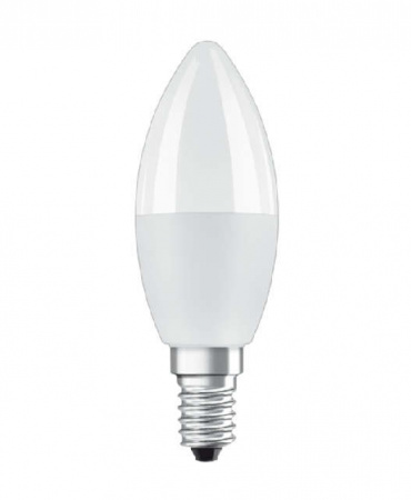 Лампа светодиодная LED STAR+ DIM с пультом B 40 5.5W/827 свеча 5.5Вт 2700К тепл. бел. E14 470лм 220-240В мат. пласт. OSRAM 4058075144309