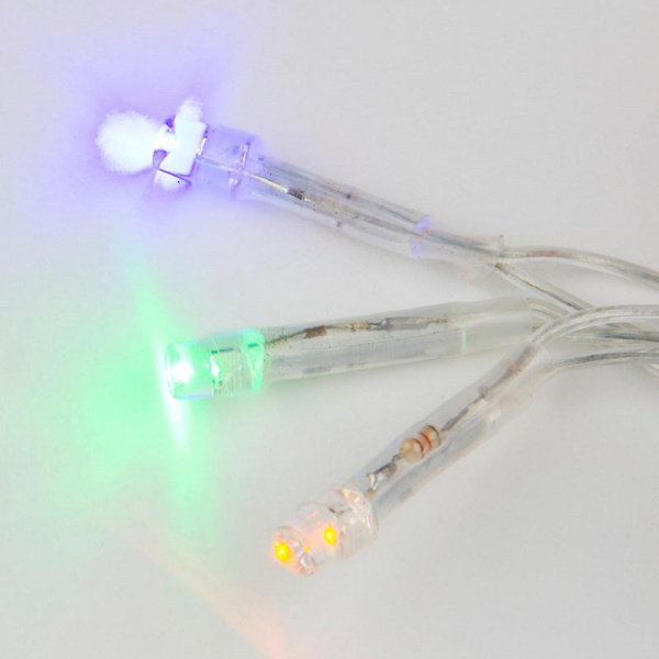 Гирлянда LED ULD-S1000-090/STA MULTI IP20 10м 90 диодов разноцвет. свет провод прозр. Uniel UL-00007179