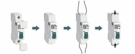 Заглушка клем. пломбир. для ВА-101 нов. SchE 18107DEK