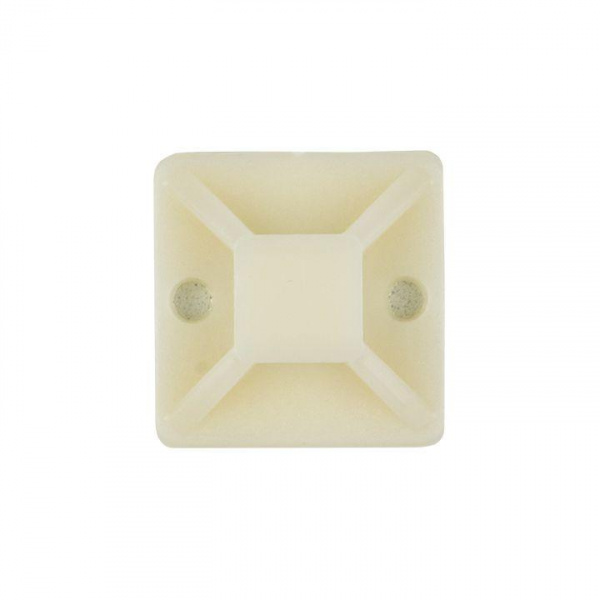 Площадка самоклеящаяся 25х25мм бел. (уп.100шт) EKF plc-25x25