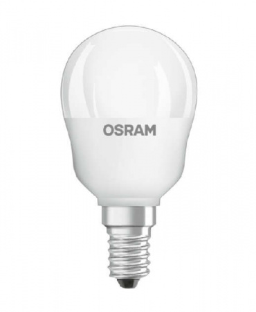 Лампа светодиодная LED STAR+ DIM с пультом P 25 4.5W/827 шар 4.5Вт 2700К тепл. бел. E14 250лм 220-240В мат. пласт. OSRAM 4058075045712